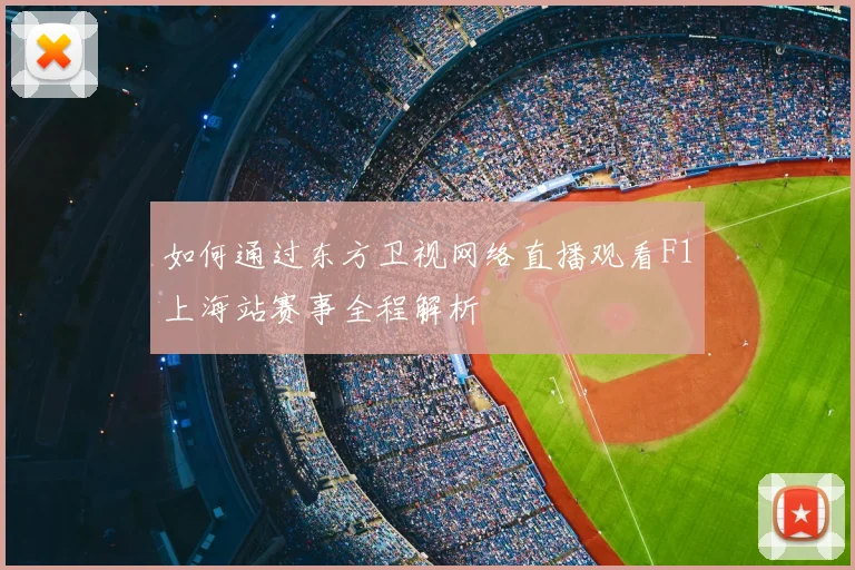 如何通过东方卫视网络直播观看F1上海站赛事全程解析